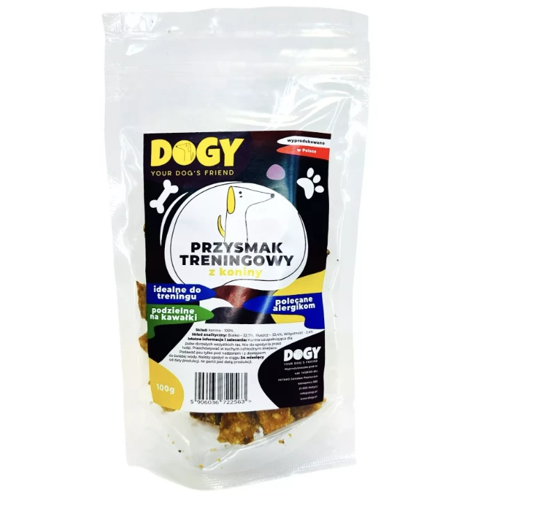 DOGY - Przysmak Treningowy z Koniny 100g