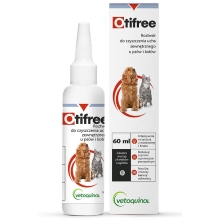 VETOQUINOL Otifree 60ml Dla Psów I Kotów Do Czyszczenia Uszu
