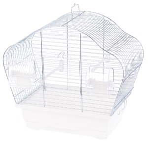 Klatka Inter Zoo dla Papugi Falistej, Kanarka, Nierozłączki Beta Mini Ocynk 365x200x340mm popie; (kopia)