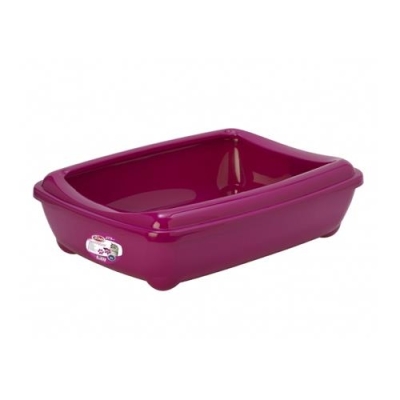 PETNOVA Kuweta dla kota Otwarta 56cm z ramką siwa (kopia) (kopia)