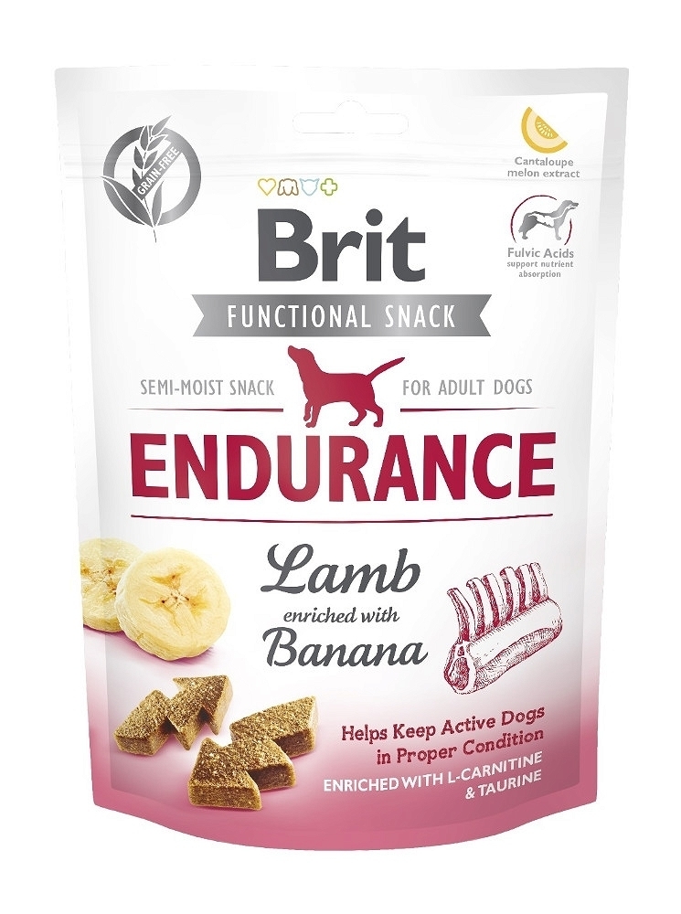 Przysmak dla psów Brit Care Dog Functional Snack Endurance Lamb 150g