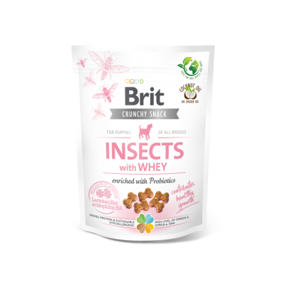 Przysmak Brit Care Dog Crunchy Cracker Insects rich in Whey enriched with Probiotics 200g