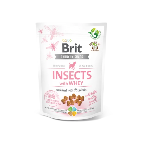 Przysmak Brit Care Dog Crunchy Cracker Insects rich in Whey 