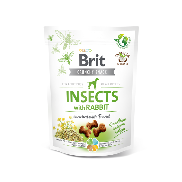 BRIT Care Przysmak Crunchy Cracker Insect&Rabbit dla Psa 200