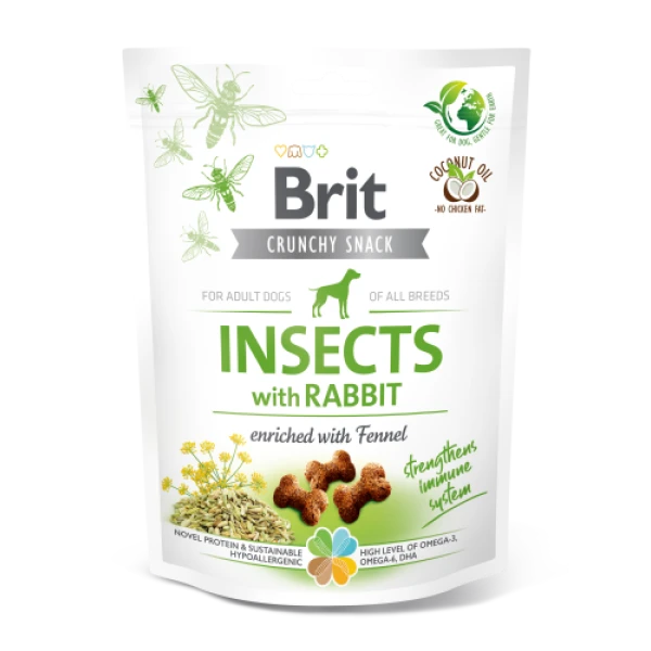 BRIT Care Przysmak Crunchy Cracker Insect&Rabbit dla Psa