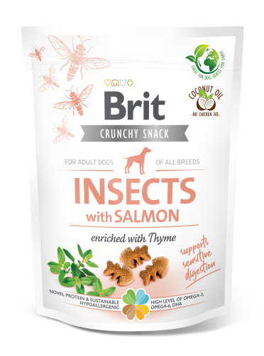 Brit Care Dog Insect&Salmon Przysmak dla psa - 200 g