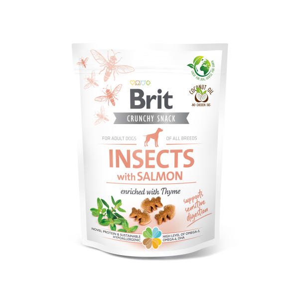 Brit Care Dog Insect&Salmon Przysmak dla psa - 200 g