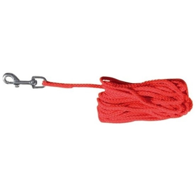 Trixie Linka nylonowa 10m/5mm czerwona dla psa