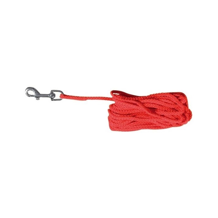 Trixie Linka nylonowa 10m/5mm czerwona dla psa