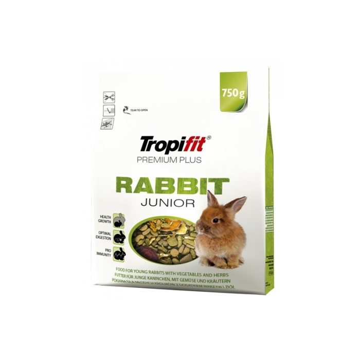Karma sucha dla Królika Tropifit Rabbit Junior Premium Plus 750g