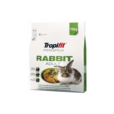 Karma sucha dla Królika Tropifit Rabbit Adult Premium Plus 750g , 2.5 kg