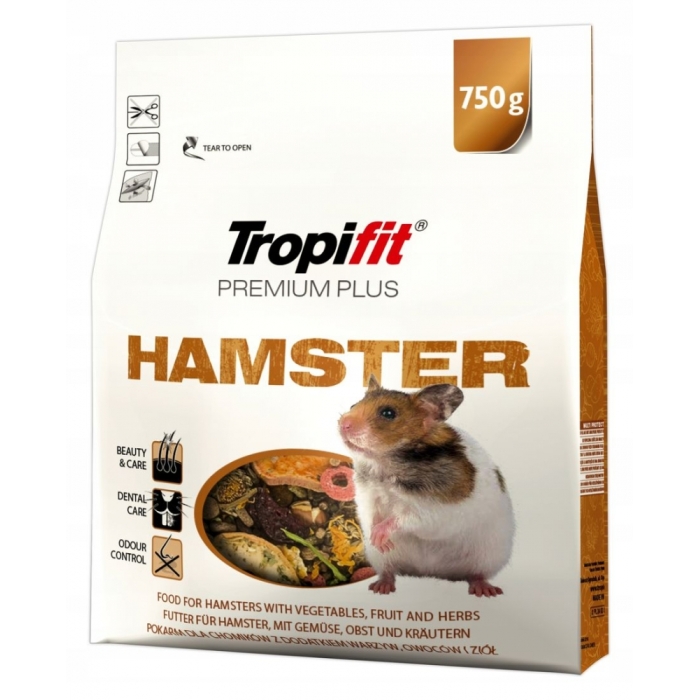 Karma sucha dla Chomika TROPIFIT Premium Plus Hamster 750g