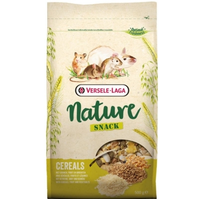 Przysmaki dla gryzoni i królików Versele Laga Snack Nature Cereals - płatki zbożowe i prażone zboża i owoce