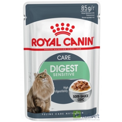 Karma mokra dla kota Royal Canin Digest Sensitive w sosie saszetka 85g
