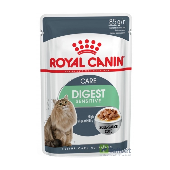 Karma mokra dla kota Royal Canin Digest Sensitive w sosie saszetka 12x85g