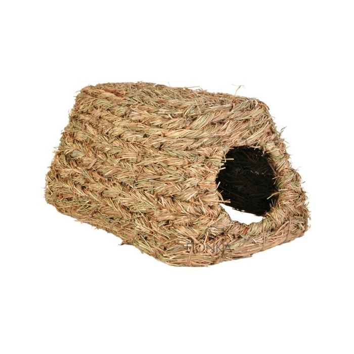 Trixie Domek dla chomika, pleciony z trawy 28x18x13cm