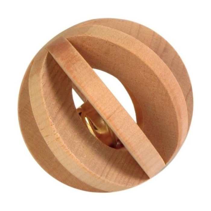 Trixie Piłka drewniana z dzwonkiem 6 cm dla gryzoni
