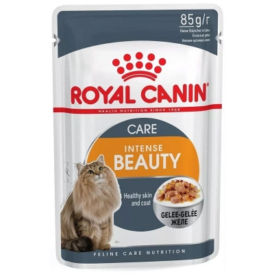 Karma mokra dla kota  Royal Canin Felin Intense Beauty Jelly saszetka 12x85g