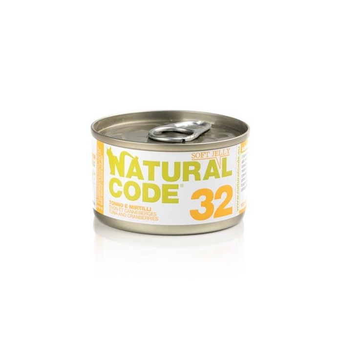 Karma mokra dla kota Natural Code 85g N32 tuńczyk/żurawina gal.