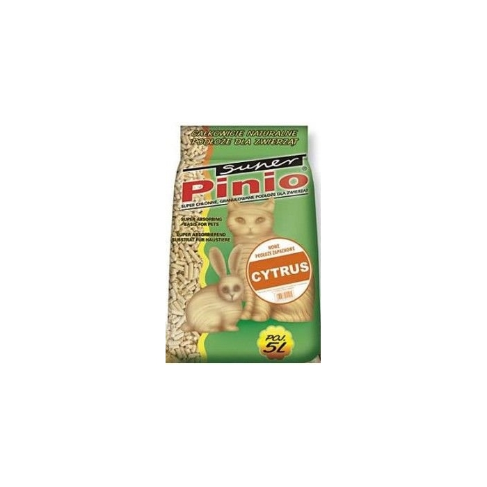 Żwirek dla kota i gryzoni Benek Super Pinio Cytrus 35l
