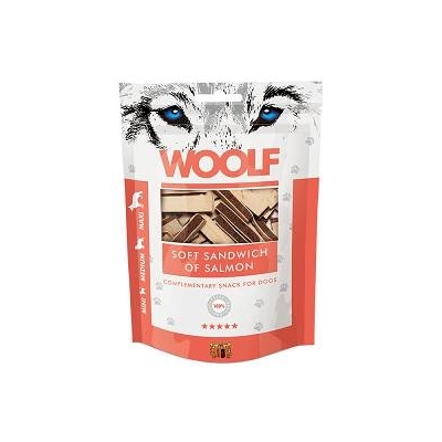 Przysmak dla psów Brit Woolf Soft Sandwich of Salmon 100g