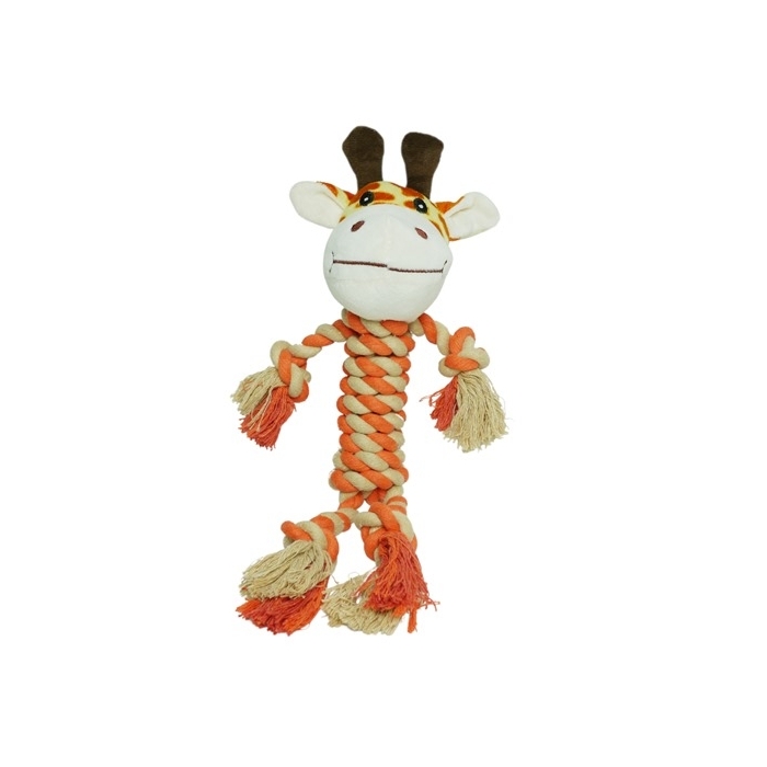 DELEO zabawka dla psa Żyrafa sznur 30cm