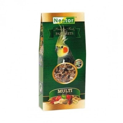 Nestor Premium Pokarm Średnie Papugi Nimfa 500ml
