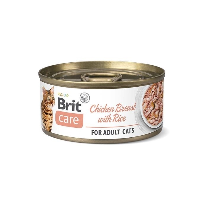 Karma mokra dla kota Brit Care Cat Chicken Breast and rice 70g
