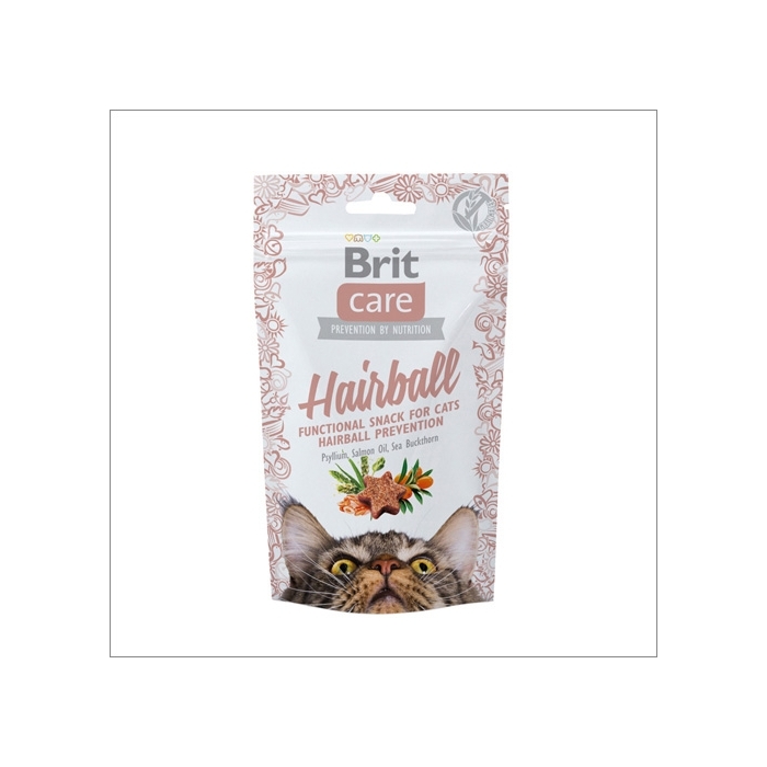 Przysmaki dla kota Brit Care Cat Snack Hairball 50g