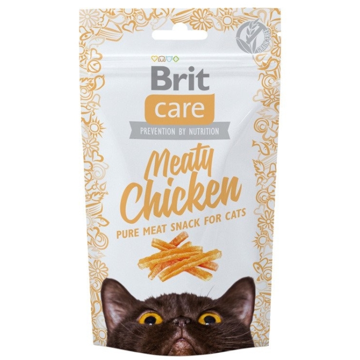 Przysmaki dla kota Brit Care Cat Snack Meaty Chicken 50g