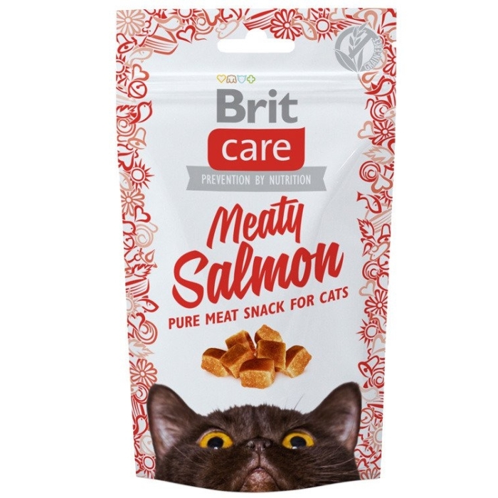 Przysmaki dla kota Brit Care Cat Snack Meaty Salomon 50g