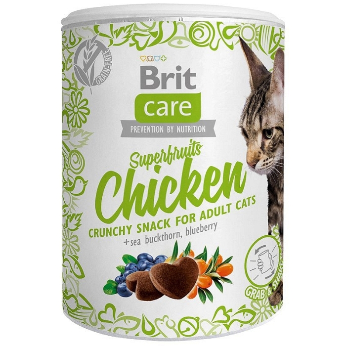 Przysmaki dla kota Brit Care Cat Snack Superfruits Chicken 100g