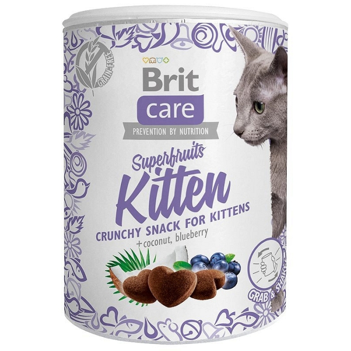 Przysmaki dla kota Brit Care Cat Snack Superfruits Kitten 100g