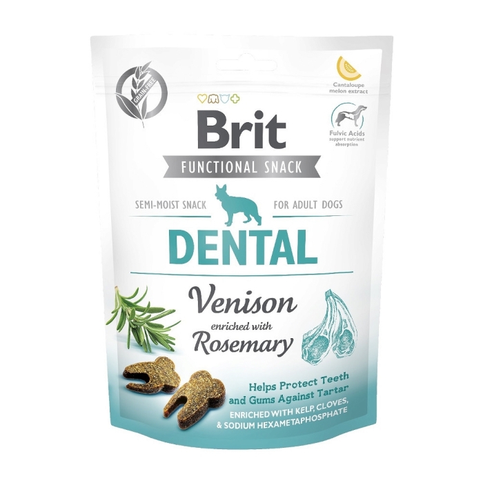 Przysmak dla psów Brit Care Dog Functional Snack Dental Venision 150g
