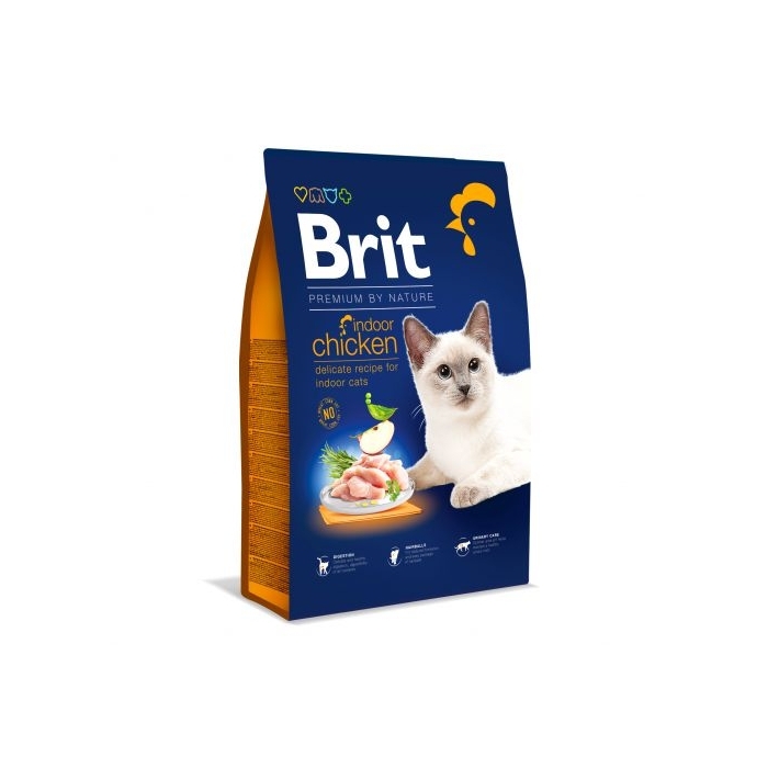 Karma sucha dla kota Brit Care Cat Adult Indoor Chicken 0.3kg, 0,8kg, 1,5kg