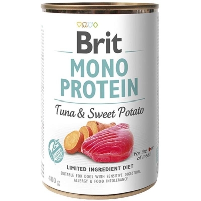 Karma mokra dla psa Brit Mono Protein Tuna&Sweet Potato 400g puszka