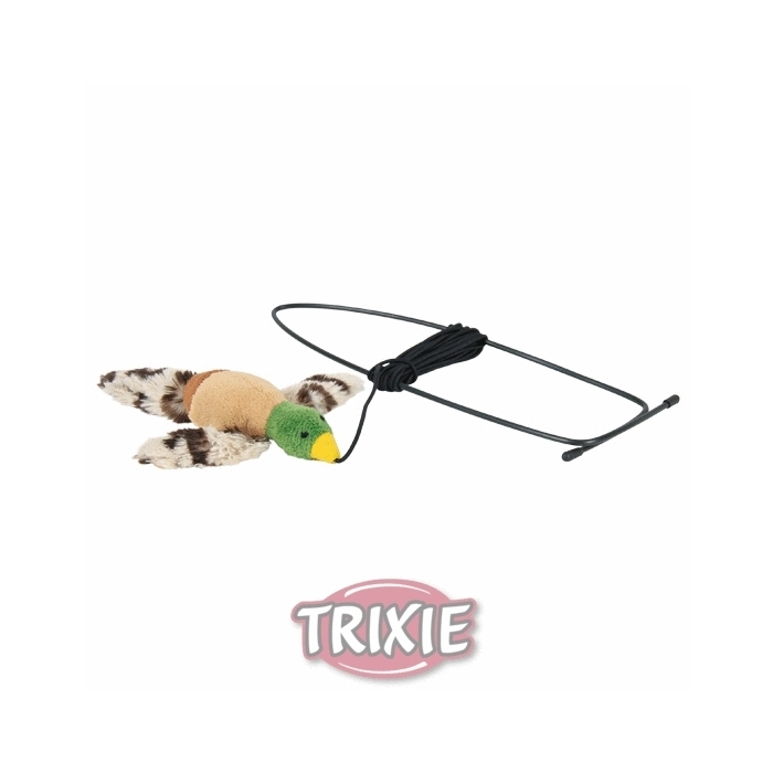 Trixie Squieky-zabawka latający ptak do zawieszania na framudze drzwi dla kota