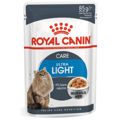 Karma mokra dla kota Royal Canin Ultra Light w galarecie  saszetka 12x85g