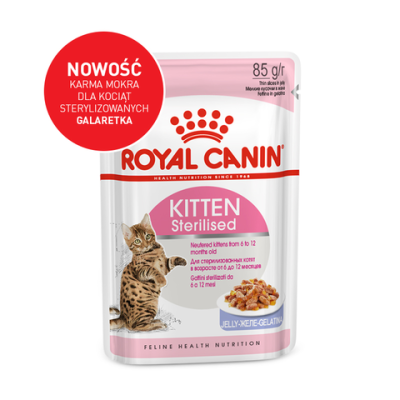 Karma mokra dla kota Royal Canin Kitten Sterilised w galaretce  saszetka 85g