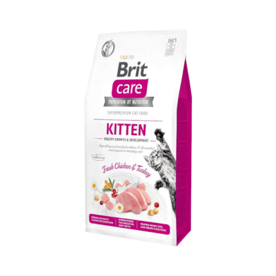 Karma sucha dla kota Brit Care Cat Grain-free Kitten Healthy Growth & Development 0.4kg