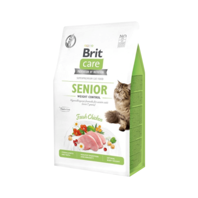 Karma sucha dla kota Brit Care Cat Grain-free Senior Weight Control 2kg
