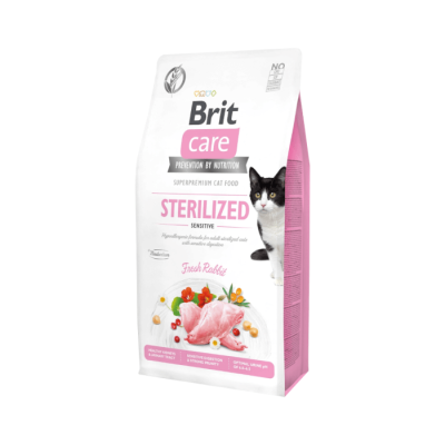 Karma sucha dla kota Brit Care Cat Grain-free Sterilized Sensitive 0.4kg