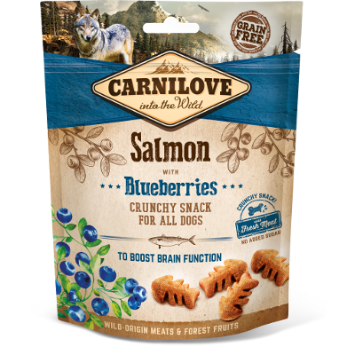 Przysmak dla psów Carnilove Crunchy Salmon with Blueberries