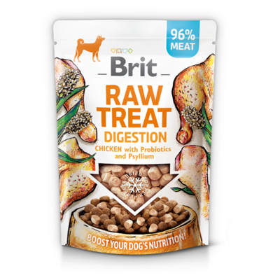 Przysmak dla psów BRIT CARE Dog Raw Treat Digestion Chicken with Probiotics and Psyllium 40g
