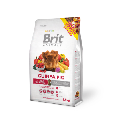 Karma sucha dla Świnki Morskiej  Brit Animals Guinea Pig Complete 300g, 1,5kg