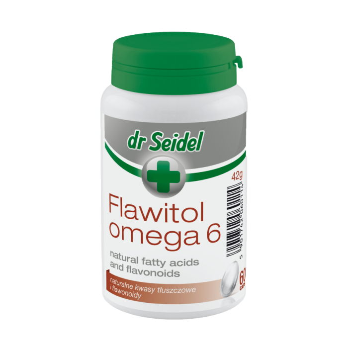 Dr Seidel Flawitol Omega 6 Skóra i Sierść 60 Tabletek
